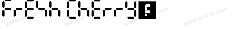 Fresh Cherry字体字体转换